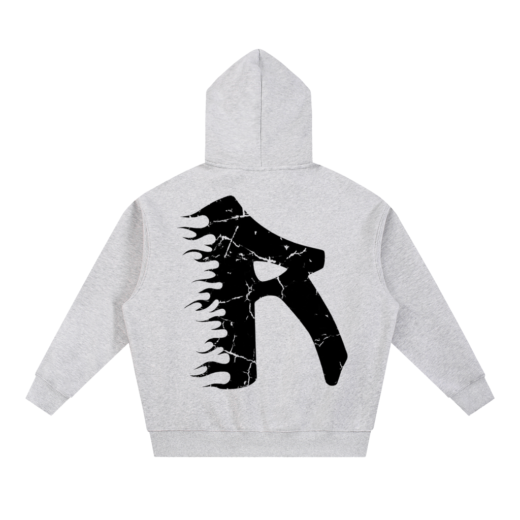 Essential Oversized Boxy Fit Fleece Hoodie